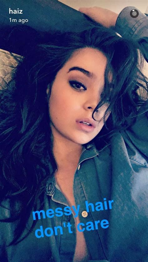 hailee steinfeld snapchat